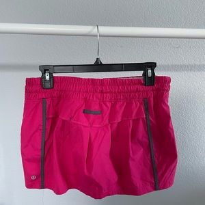 Hot Pink Low-Rise Lululemon circa early 2010’s Tenis Skirt